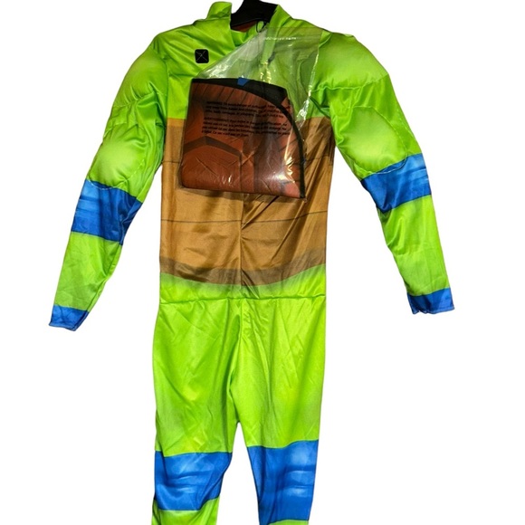 New teenage mutant ninja turtle Leonardo costume Large 10/12 TMNT blue turtle - Picture 3 of 5